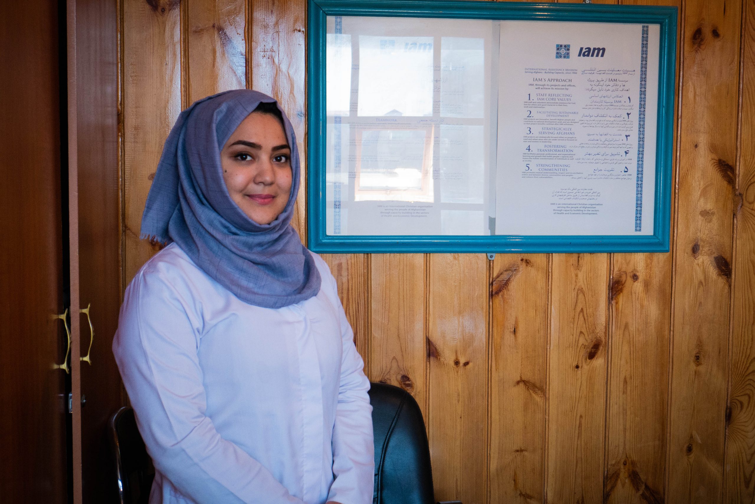 Nahida sees 40 patients – although some days it can be as many as 60.