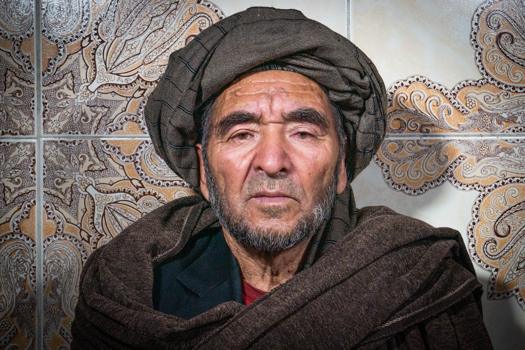 Zamon, an old man who was suffering from retinal vascular disease before coming to MOC